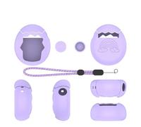 Coque de protection électronique en silicone avec cordon pour Tamagotchi Paradise, animal domestique (violet)