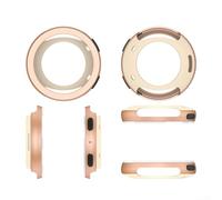 Coque de protection élégante en métal pour Amazfit Active 2 Sapphire Edition Améliorez le style de votre montre (or rose)