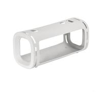 Coque de protection élégante en silicone pour haut-parleur portable Sony ULt Field 5, résistante aux rayures et aux chutes, design léger pour les voyages et une utilisation quotidienne (blanc)