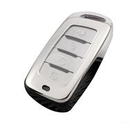 Coque de protection élégante pour clé de voiture Changan Convient pour plusieurs modèles (argent)