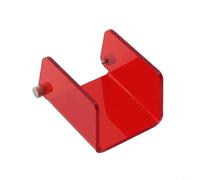 Coque de protection en acrylique pour machine à graver - Rouge - 33 mm, 40 mm, 48 mm - Bloque 190 nm-540 nm - 60 % de transmission de la lumière - Facile à installer - 48 mm - Rouge