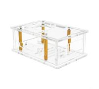 Coque de protection en acrylique transparent pour Orange Pi pour Zero 3 4 pour Pro Cluster Shell avec options de refroidissement ventilateur dissipateur thermique couche d'installation (coque)