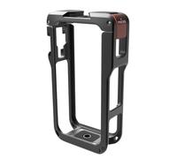 Coque de Protection en Alliage d'aluminium pour Insta360 X6 avec Fixation « Cold Shoe », Coque avec Cadre de Protection en métal déployé