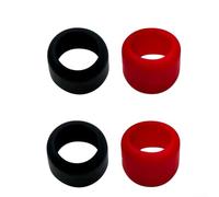 Coque de protection en caoutchouc pour tête hexagonale de 6,35 mm pour visseuse à percussion, convient pour DeWalt et diverses marques pour protéger les embouts de tournevis de l'usure (A)