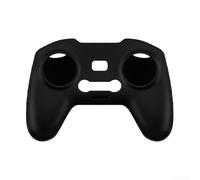 Coque de protection en gel de silice pour télécommande DJI FPV et Avata offrant une couverture constante et un cordon pour réduire les égarements (noir)