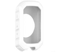 Coque de protection en gel de silicone pour Garmin Edge MTB - Anti-chute - Résistante aux rayures - Accessoire d'ordinateur de cyclisme (blanc)