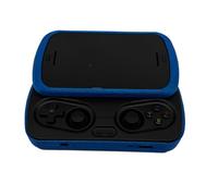 Coque de protection en latex souple TPU pour console ANBERNIC RG Slide - Housse de protection imprimée en 3D (bleu)