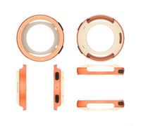 Coque de protection en métal pour Amazfit Active 2 Sapphire Edition, offrant des rayures et une défense durables (orange)