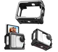 Coque de protection en métal pour Insta360 GO Ultra, cage métallique à dégagement rapide, cadre de protection en alliage d'aluminium, boîtier avec double support de griffe, accessoires pour appareil