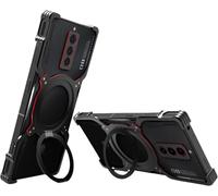 Coque de protection en métal sans bords for pare-chocs et dissipation de la chaleur compatible avec ZTE Nubia RedMagic 8 Pro / Red Magic 8 Pro+ avec support magnétique MagSafe et protection d'objectif
