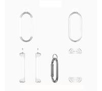 Coque de protection en PC pour enregistreur portable PLAUD NotePin AI, anti-chute, transparent et minimaliste (couleur transparente)