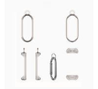Coque de protection en PC pour enregistreur portable PLAUD NotePin AI, anti-chute, transparent et minimaliste (gris transparent)