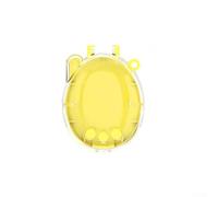 Coque de protection en PC pour Tamagotchi, coque rigide transparente avec protection contre les chutes et les rayures, pour console de jeu Tamagotchi Connection (jaune)
