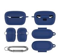 Coque de protection en silicone anti-poussière pour casque JBL Endurance Race 2, résistante aux chocs et aux rayures, avec crochet portable pour écouteurs de sport, accessoires de voyage (bleu)