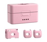 Coque de protection en silicone anti-poussière pour microphone - Antichoc - Boîte de chargement - Absorption des chocs - Accessoires de microphone