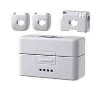 Coque de protection en silicone anti-poussière pour microphone - Antichoc - Boîte de chargement - Absorption des chocs - Accessoires de microphone