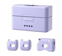 Coque de protection en silicone anti-poussière pour microphone - Antichoc - Boîte de chargement - Absorption des chocs - Accessoires de microphone