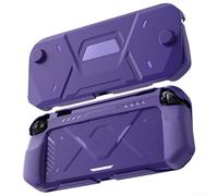 Coque de protection en silicone antichoc pour Switch 2, design ergonomique intégral avec bouton facile d'accès, coque légère pour joueurs (violet)