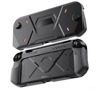 Coque de protection en silicone antichoc pour Switch 2, design ergonomique, protection complète légère, matériau souple, découpes précises (noir)
