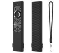 Coque de protection en silicone antichoc pour télécommande Samsung TM2180E BN59-01385A BN59-01311 BN59-01327 BN59-01357 RMCSPB1FP1 (Noir)