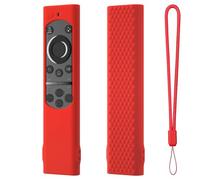Coque de protection en silicone antichoc pour télécommande Samsung TM2180E BN59-01385A BN59-01311 BN59-01327 BN59-01357 RMCSPB1FP1 (rouge)