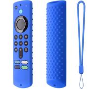 Coque De Protection En Silicone Antidérapant Pour Télécommande Fire Tv Stick Bleu
