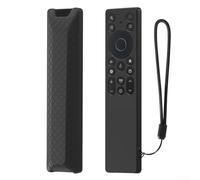 Coque de protection en silicone antidérapante et légère pour télécommande TCL RC933A - Design lavable - Noir
