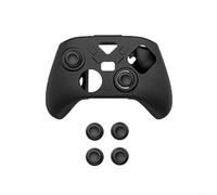 Coque de protection en silicone antidérapante pour manette ROG 2 avec joystick, pour résistant aux chocs, aux rayures, ajustement précis, accessoires noirs (noir)