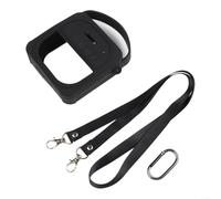 Coque de protection en silicone avec bandoulière pour Bose pour Soundlink (2ème génération), étui souple contre les rayures et les chocs, noir (noir)
