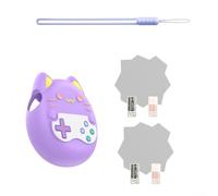Coque de protection en silicone avec protection d'écran intégrée et cordon tour de cou pour Tamagotchi Paradise Pet Machine Connection Modèle résistant aux chocs Couleur au choix Convient pour les