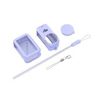 Coque de protection en silicone avec ventilation pour caméras d'action Design antichoc Housse d'objectif et dragonne en silicone absorbant les chocs