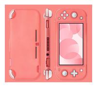 Coque De Protection En Silicone Carcasa Boîtier Funda Shell Pour Nintendo Switch Lite Housse Peau Jeu Étui De Protection Accessoires, Rouge