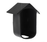 Coque de protection en silicone compatible avec eufy Cam 2C et 2C Pro, couverture d'appareil photo résistante aux intempéries, noir, résistant aux chocs et aux rayures, avec trous d'aération pour