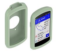 Coque de protection en silicone compatible avec Garmin Edge 1040/1040 GPS solaire - Protection complète des bords - Résistante aux chocs et aux rayures - Vert