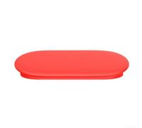 Coque de protection en silicone compatible avec Google TV Streamer 4K 2024 - Coque souple antichoc avec découpes précises pour les ports et boutons - Couleur noire (rouge)