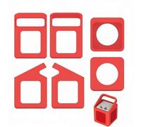 Coque de protection en silicone compatible avec lecteur audio Toniebox 1, portable souple et agréable pour la peau avec poignée intégrée, coque anti-chute résistante à l'eau pour haut-parleur pour