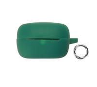 Coque de Protection en Silicone écouteurs pour Baseus WM02s Coque Portable résistante aux Rayures et aux Chocs, en Silicone Souple, avec Mousqueton,Vert