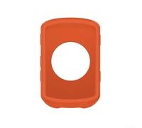 Coque de protection en silicone + film de protection d'écran pour ordinateur de vélo Garmin Edge 540/840 (orange)