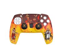 Coque De Protection En Silicone - Frtec - Pour Manette Ps5 - Avec Autocollant Dualsense Et Grips Licence Officielle One Piece