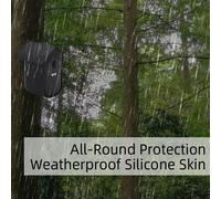 Coque de protection en Silicone, haute résistance, résistante aux UV, étanche à la pluie, Installation Simple, housse résistante aux intempéries pour eufyCam 2C/2C Pro-Noir