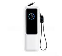 Coque de protection en silicone optimisée pour batterie externe Anker Zolo offrant durabilité, fiabilité et intégration transparente dans les routes quotidiennes (transparent)