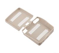 Coque de protection en silicone pour ANBERNIC RG35XXSP offrant une absorption des chocs et une résistance aux rayures tout en conservant l'accessibilité du port de la console (C33 m, blanc)