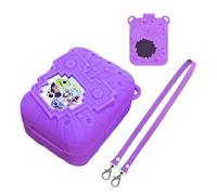 Coque de protection en silicone pour animal domestique Bitzee Dissinney Interactive Toy Digital Pet - Avec lanière - Violet/A