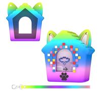 Coque de protection en silicone pour animal domestique Bitzee - Jouet interactif - Avec cordon de serrage - Multicolore