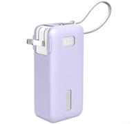Coque de protection en silicone pour Anker-Nano 3 en 1 10 000 mAh Power Bank Coque de protection en silicone (violet)