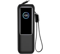 Coque de protection en silicone pour Anker Zolo 25 000 mAh 165 W Power Bank résistante aux chocs, à la poussière et aux rayures (noir)