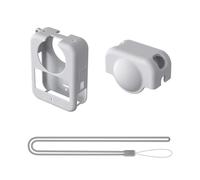 Coque de protection en silicone pour appareil photo DJI Osmo 360, coque intégrale avec étui de protection d'objectif et cordon, résistant aux chocs, anti-rayures pour accessoires d'appareil photo avec