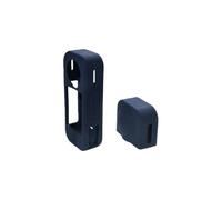 Coque de protection en silicone pour appareil photo Insta360 X4 Air Air, coque en silicone souple + capuchon d'objectif, accessoires de protection antichoc et anti-rayures pour X4 Air (bleu)