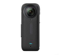 Coque de protection en silicone pour appareil photo Insta360 X4 - Protection intégrale souple contre la poussière et les rayures (protection du corps et de l'objectif)