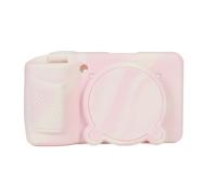 Coque de protection en silicone pour appareil photo RICOH GR4, coque souple de protection avec capuchon d'objectif pour appareil photo RICOH GR4, Rose brumeux, Unisexe